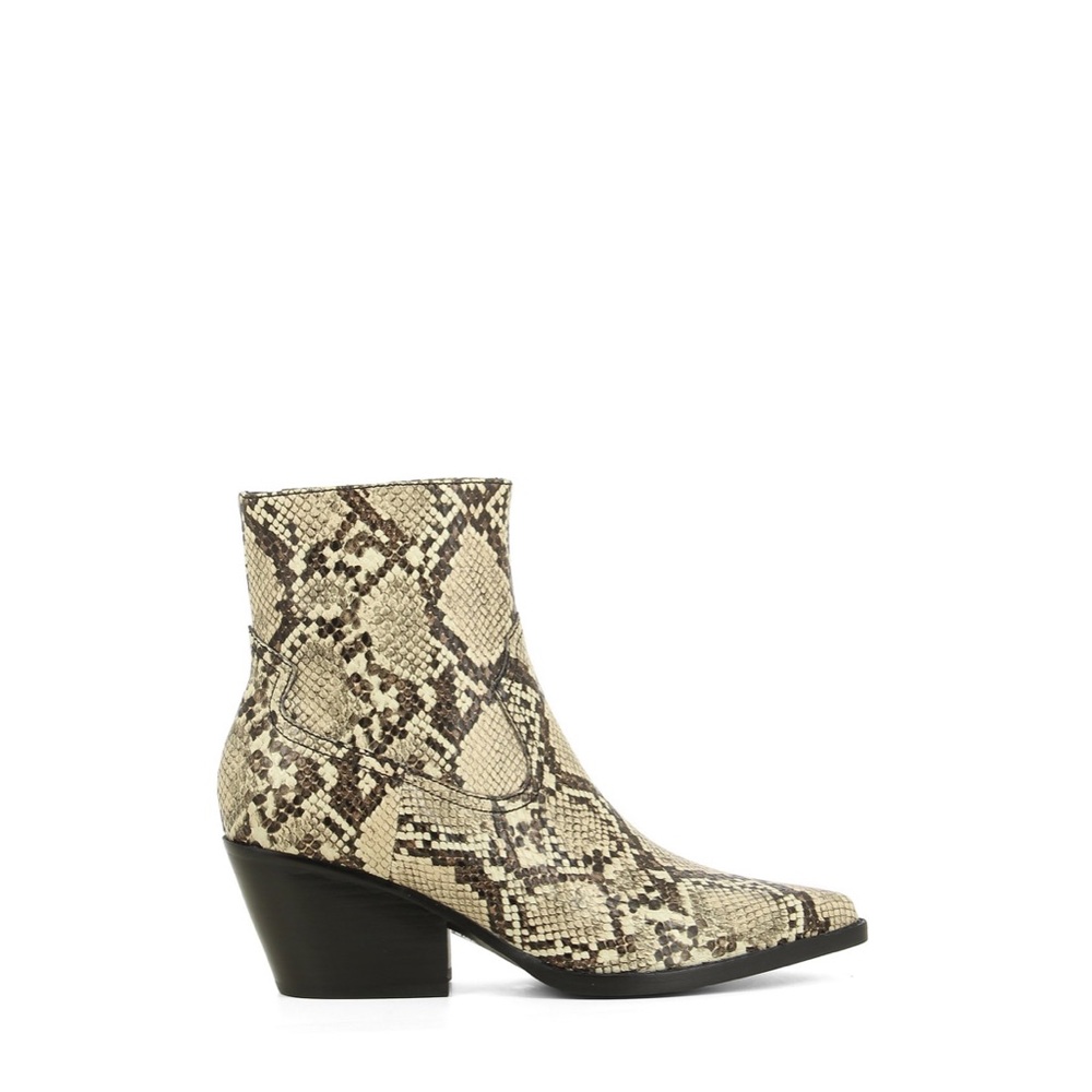 Jeffrey Campbell Kelam-2 Snakeskin Booties size 8